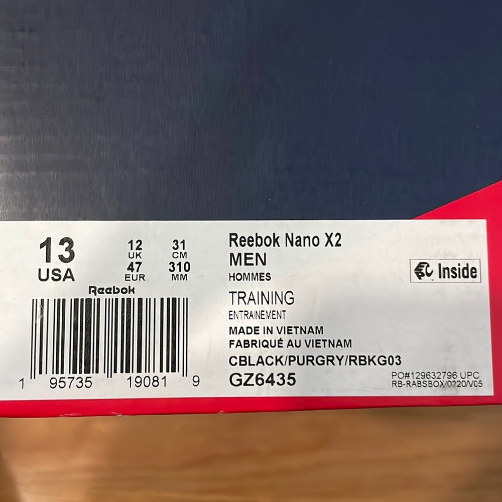 Men’s Nano X2 training shoe (NEW)